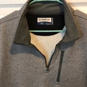 Magellan 1/4 zip pull over jacket sz L